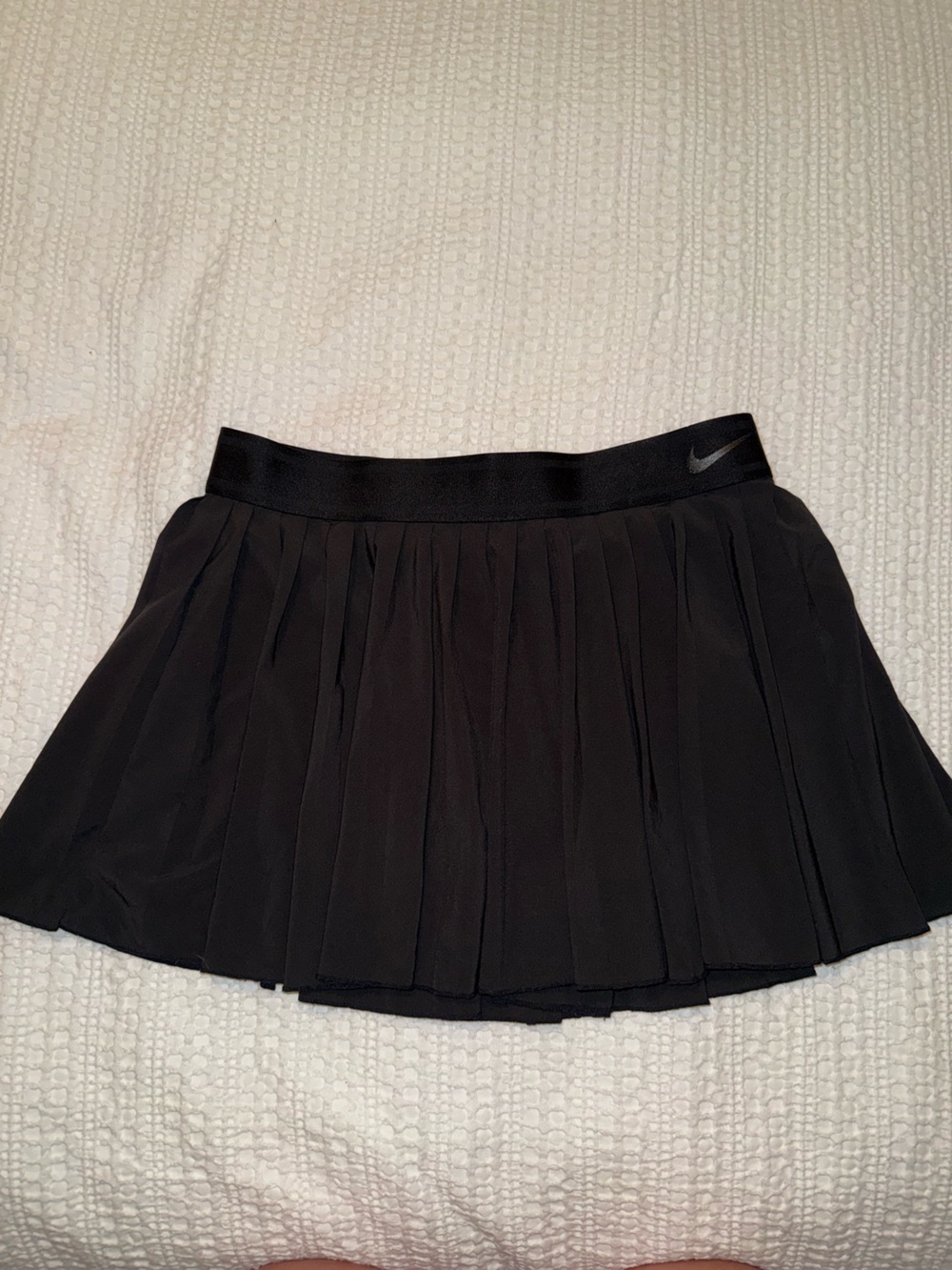 Nike black pleated tennis skirt L large - Picture 2 of 8